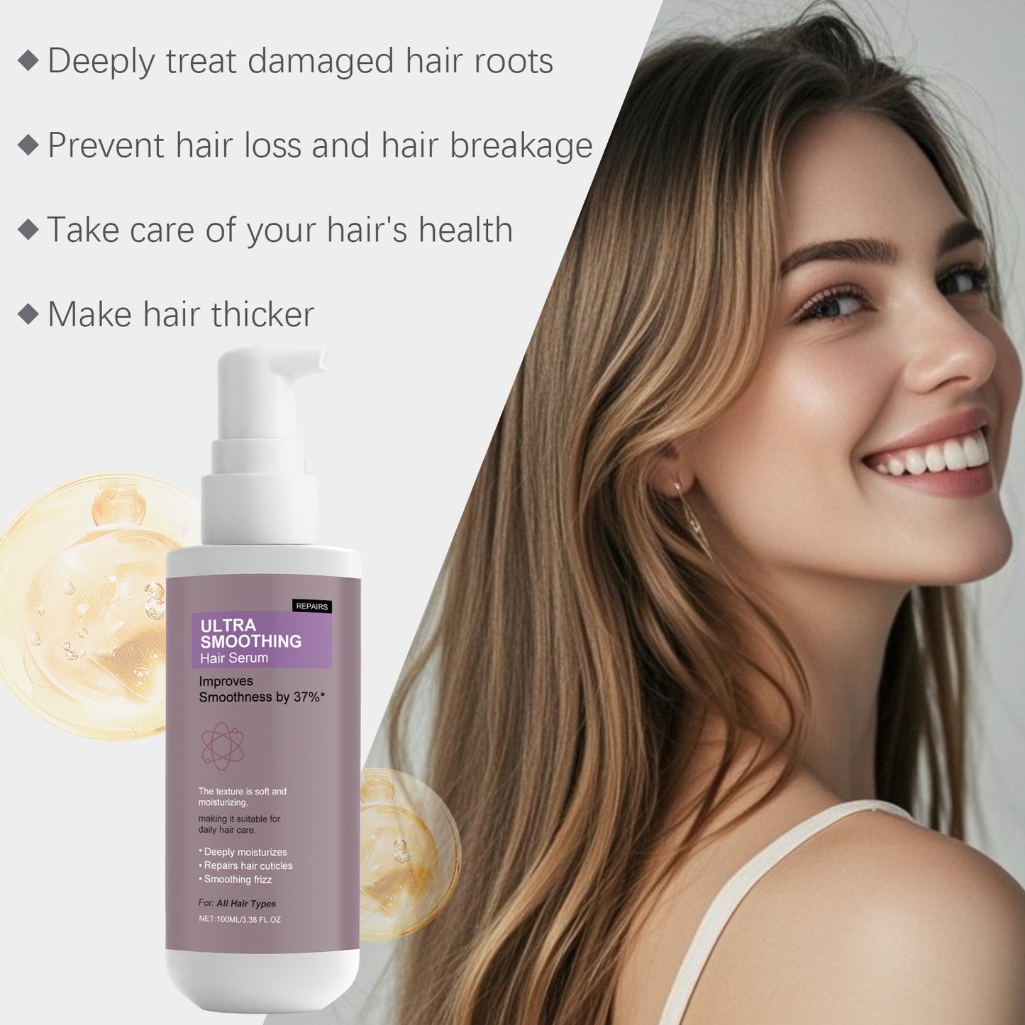 Softening Hair Care Essence for Frizzy Hair